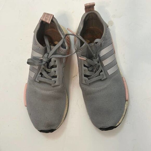 ADIDAS MND ONIX GREY VAPOUR PINK SNEAKERS SIZE‎ 8 1/2 - Picture 1 of 8